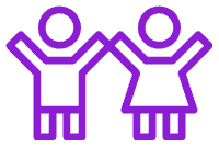 Logo - Two Children Purple