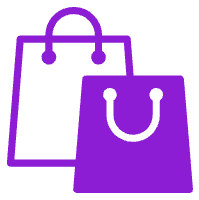 Logo - Shopping Bags Purple